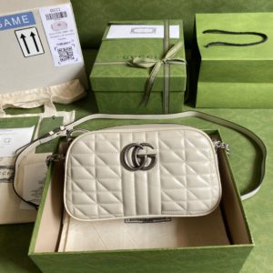 [GUCCI] 구찌 GG 마몽 스몰 마틀라세 숄더백 447632