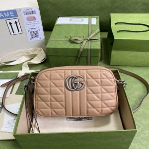 [GUCCI] 구찌 GG 마몽 스몰 마틀라세 숄더백 447632