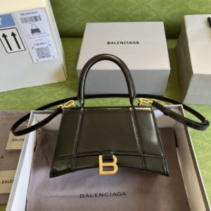 [BALENCIAGA × GUCCI] 발렌시아가 x 구찌 5935461 아워글래스 스몰 탑 핸들백