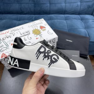 [DOLCE & GABBANA] D&G PORTOFINO IN PELLE SNEAKERS 돌체앤가바나 포르토피노 인 펠레 스니커즈