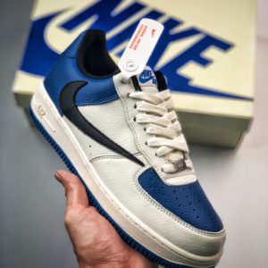 [NIKE] 나이키 에어포스 1 Fragment Design x Travis Scott x Air Force 1 “Military Blue” TS Fujiwara Hiroshi