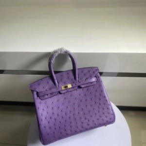 [HERMES] BIRKIN BAG 에르메스 버킨백 25cm 타조가죽