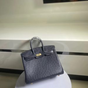 [HERMES] BIRKIN BAG 에르메스 버킨백 25cm 타조가죽