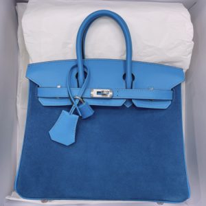 [HERMES] BIRKIN BAG 에르메스 버킨백 25cm 스웨이드 가죽