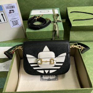 [GUCCI x ADIDAS] 아디다스 x 구찌 홀스빗 1955 미니 백 658574