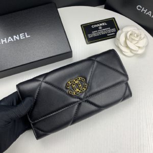 [CHANEL] 샤넬 19 Long Flap Wallet 플랩 지갑 Ap0955B