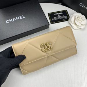 [CHANEL] 샤넬 19 Long Flap Wallet 플랩 지갑 Ap0955B