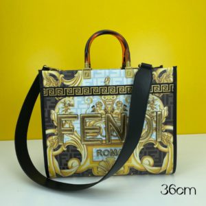 [FENDI  X Versace] 펜디 x 베르사체 선샤인 미디엄 토트백 Sunshine Shopper tote bag