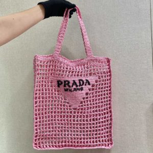 [PRADA] 프라다 라피아 토트백