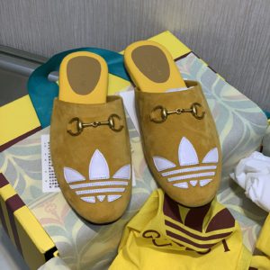 [GUCCI x ADIDAS] 구찌 x 아디다스 Trefoil Slipper (W)