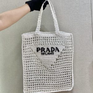 [PRADA] 프라다 라피아 토트백