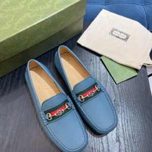 [GUCCI] 구찌 GG 송아지 가죽 드라이빙 슈즈