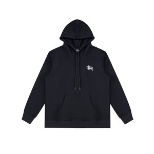 [Stussy] 스투시 베이직 클래식 로고 프린트 풀오버 후드 스웨트셔츠