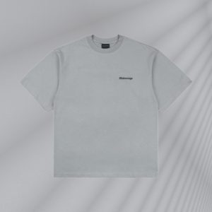 Balenciaga 23ss 더블 B 소문자 자수 반팔 330g