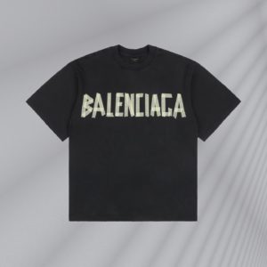 Balenciaga 23ss 테이프 프린트 반팔 230g