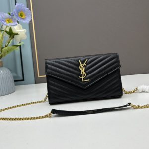 [YSL] 생로랑 Saint Laurent Woc 캐비어 엔벨로프백 체인백 숄더 메신저백