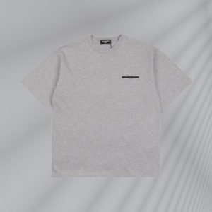 Balenciaga 23ss Tape Letter Printed Short Sleeves-Grey 반팔 티셔츠 230g