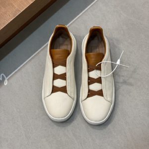 [ZEGNA] 제냐 캐주얼 스니커즈 트리플 스티치 Triple Stitch Low Top Sneaker