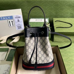 [GUCCI] 구찌 오피디아 스몰 GG 버킷백 550621