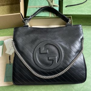 [GUCCI] 구찌 블론디 레더 미듐 토트백 751516