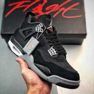 [NIKE] 나이키 에어조던 Air Jordan 4 Retro SE “Black Canvas”