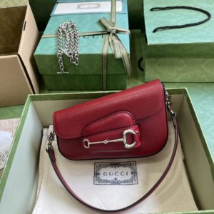 [GUCCI] 구찌 홀스빗 1955 레더 숄더백 774209