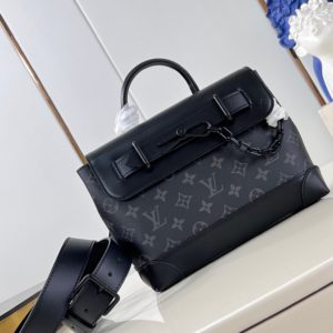 [LOUIS VUITTON] 루이비통 스티머 PM 남성 크로스 백 모노그램 이클립스 M46953