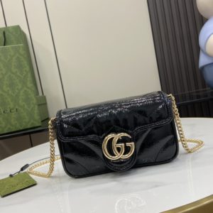 [GUCCI] 구찌 GG 마몽트 마틀라세 수퍼 미니백 476433