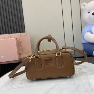 Miu Miu Arcadie Bag 미우 미우 아르카디 소가죽 탑핸들백 22cm