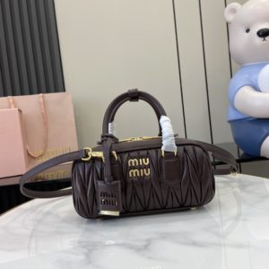 Miu Miu Arcadie Matelasse Bag 미우 미우 아르카디 마테라쎄 양가죽 핸드백 22cm